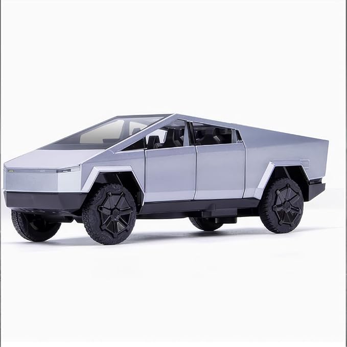 1/32 Diecast Pickup Car Model Alloy Toy Car with Sound Light and Pull Back, Toy Trucks for Boys Pickup Truck Toy Metal Model Trucks for Kids Gift Truck Enthusiasts Collection