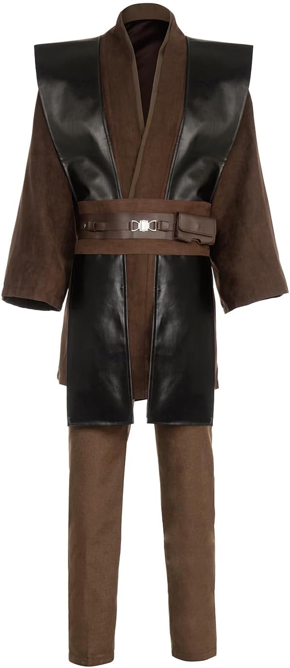 Knight Costume Adult Men's Tunic Hooded Robe Outfits Halloween Cosplay Uniform