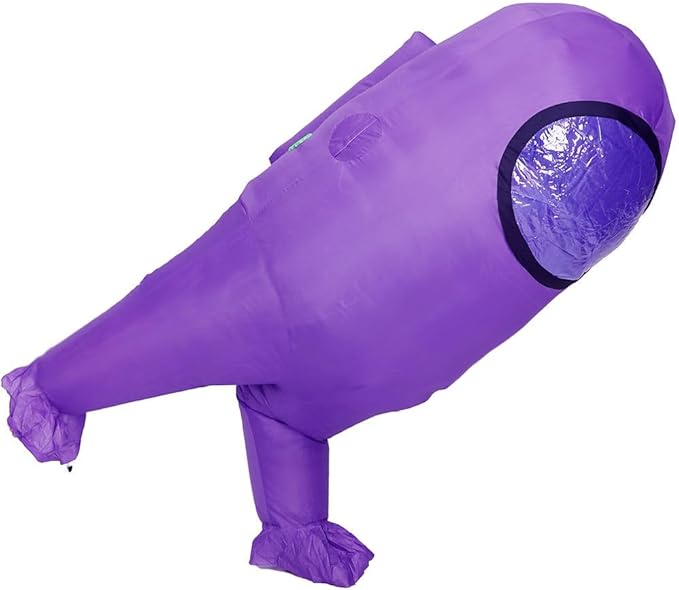 Impostor Inflatable Costume for Adult Funny Halloween Spacesuit Costume Astronaut Figures for Adult Game Fans