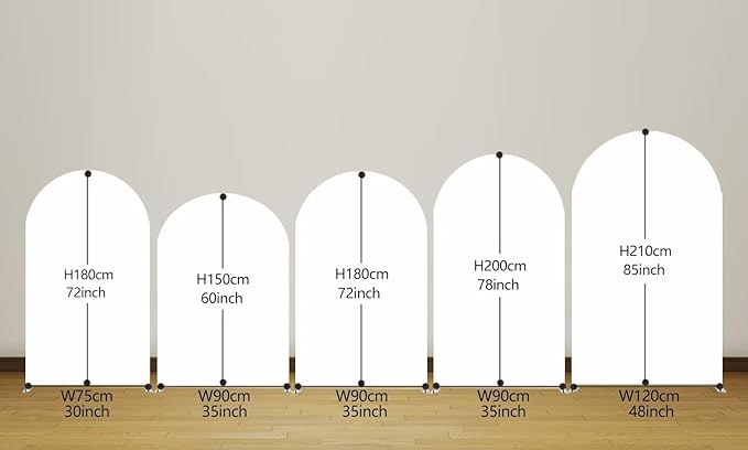 2.5x6ft Double-Sided Stretchy Arch Stand Covers for Wild Birthday,Leopard Prints Pattern Chiara Backdrops Arched Stretchy Fabric Covers, Junlge Safari Parties Banner GX-318