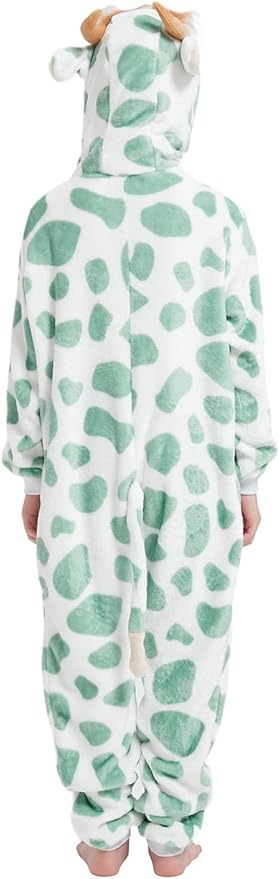 ABENCA Kids Onesie Animal Girls Costume One Piece Pajamas Sleepwear Cosplay Halloween Christmas