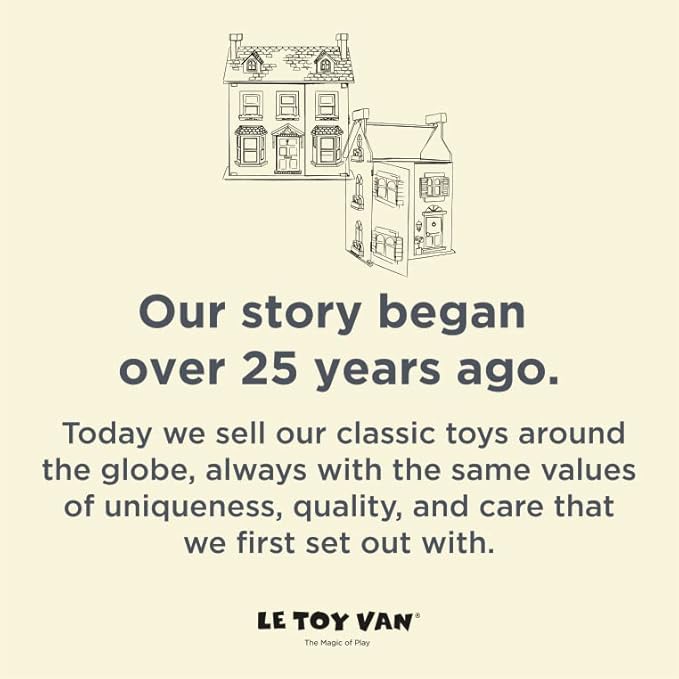 Le Toy Van - Educational Wooden Honeybake Oven & Hob Blue Set Pretend Kitchen Play Toy | Girls Role Play Toy Kitchen Accessories (TV265)