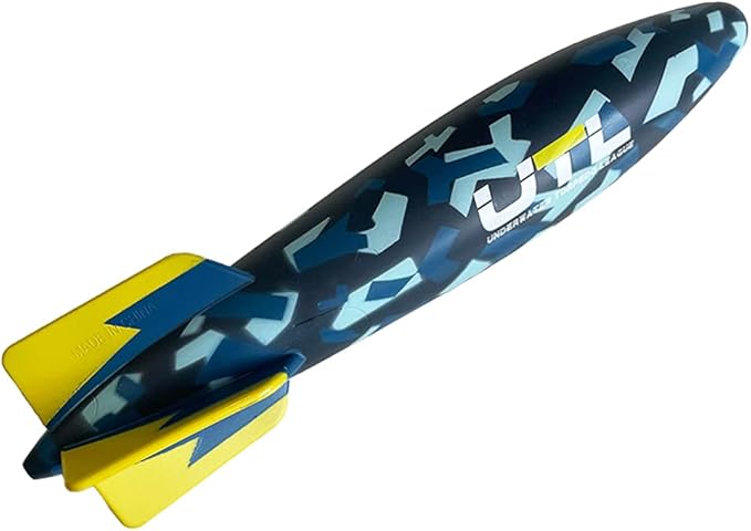 Official (UTL) Torpedo Glider Diving Toy Rocket Summer Camouflage Design 10"