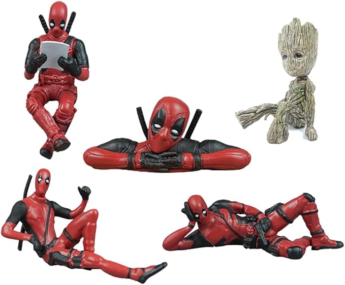 5Pcs Action Figure Set, Birthday Cake，Classics Figures Model for Home, Car, Desk and Computer Decorations，The Best Gift