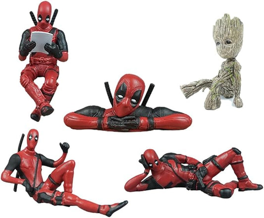 5Pcs Action Figure Set, Birthday Cake，Classics Figures Model for Home, Car, Desk and Computer Decorations，The Best Gift