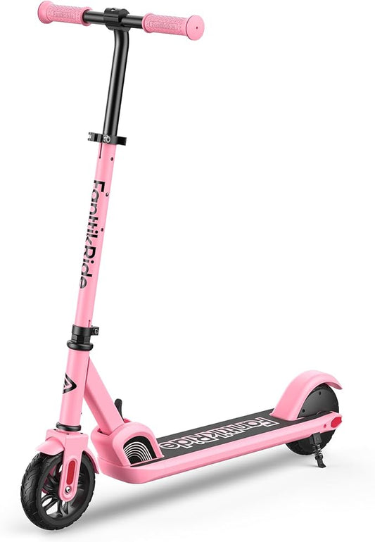 FanttikRide C9 Electric Scooter for Kids 8-12, Adjustable Handlebar Height for Riders 3.9-5.2 ft, 132 lbs, Up to 40 mins Continuous Time, 5 Miles Range, 2 Safe Max Speed 6/10 MPH