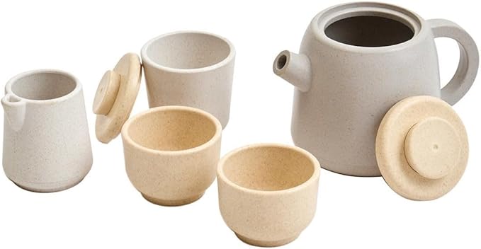 Kaplan Early Learning Teapot and Cups Set for Toddlers, Children's Pretend Play Tea Party Set, Ages 18+ Months