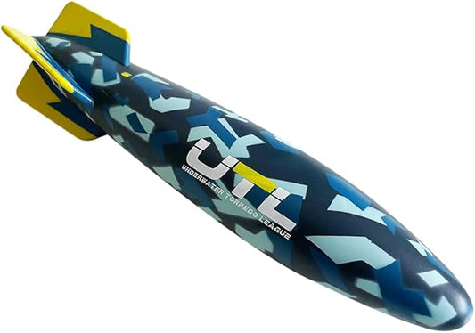 Official (UTL) Torpedo Glider Diving Toy Rocket Summer Camouflage Design 10"