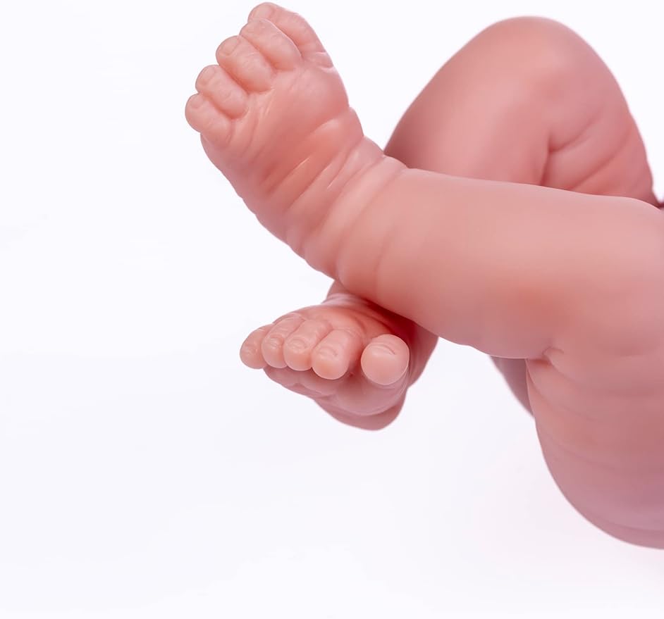 8 piece Layette Deluxe Bathtub Gift Set | JC Toys - La Newborn | 14" Life-Like Smiling Vinyl Newborn Doll w/ Accessories | Pink | Waterproof |Ages 2+