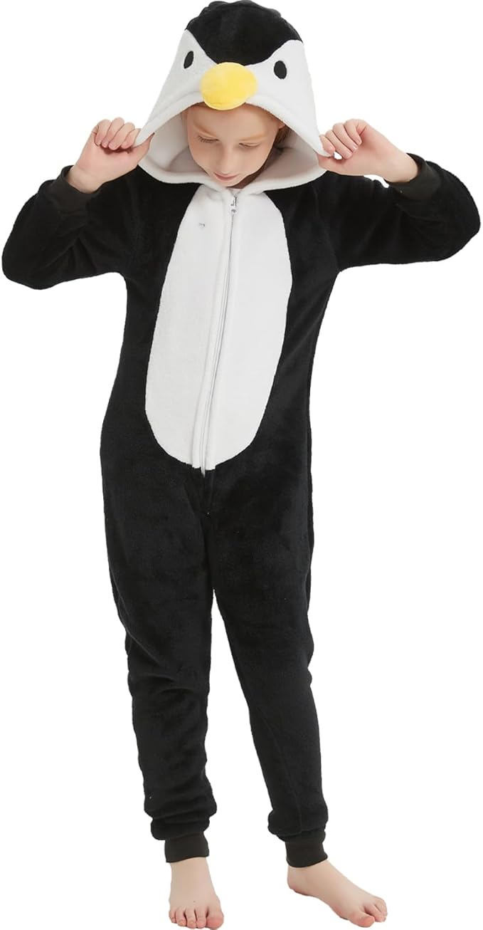 SWEETXIN Unise Kids Jumpsuit Cosplay Onesie One Piece Suit for Girls Boys Halloween Character Costume Dress Up Party