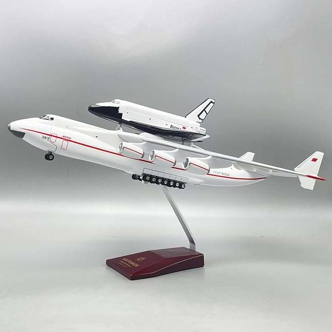 1:200 Scale AN225 Model Airplane，Openable Cabin, 17-inch Length, Resin Aircraft Model Toy for Gifts and Collections (an225-2)