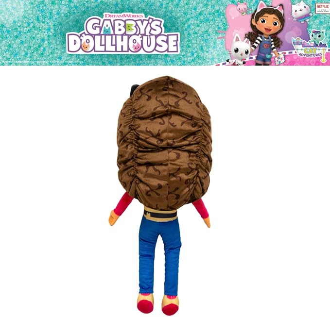 Franco DreamWorks Gabby's Dollhouse Kids Bedding Super Soft Plush Decorative Throw Cuddle Pillow, (Officially Licensed Product)