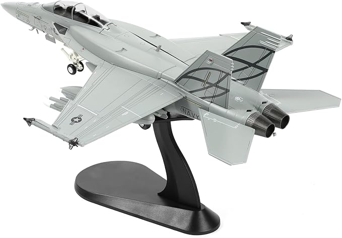 1/72 F/A-18F Ultimate Hornet Diecast Alloy Aircraft Model F18F Fighter Jet Simulation Model Kit Military Aircraft Model with Bracket for Collection and Gift