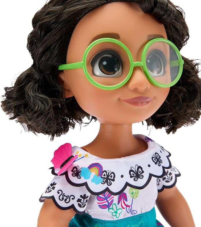 Disney Store Official Mirabel Once Upon a Story Doll - 16 Inch Disney Princess Toys Featuring Reflective Eyes with 3D Pupil and Iris, Detailed Costume, Hair Comb & Shoes - Comes in Display Box