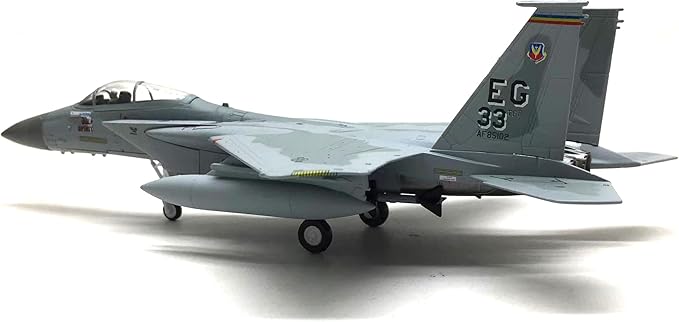 1/100 Scale Model Aircraft F-15 American Eagle Supersonic Fighter Simulation Aircraft Model Fighter Jet Model Airplane