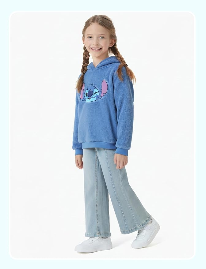 Disney Lilo & Stitch Minnie Mickey Spiderman Frozen Elsa Boys/Girls Hoodie Sweatshirt Graphic Pullover Tops Toddler-Big Kid