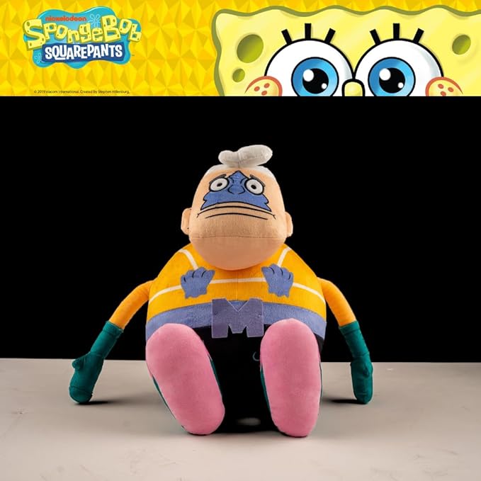 Collectibles Spongebob Squarepants Mermaid Man Bedding Super Soft Cozy Decorative Cuddle Pillow, (Officially Licensed Product) By Franco