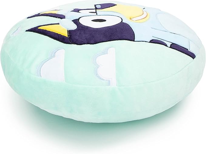 Jay Franco Bluey Shaped Decorative Pillow - Kids Super Soft Throw Plush Pillow - Measures 13 Inches (Official Bluey Product)
