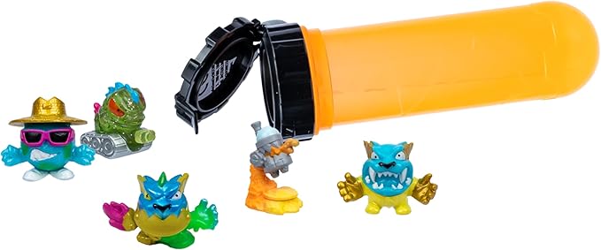 MrBeast Lab Swarms Series 2 Atomic Lab 5 Pack – Collectible Micro Beasts, Add Water & Shake Test Tube to Reveal 2 of 5 Surprise 1" Figures, 85 to Collect, Mystery Teams, Fun Unboxing Toy for Kids 5+