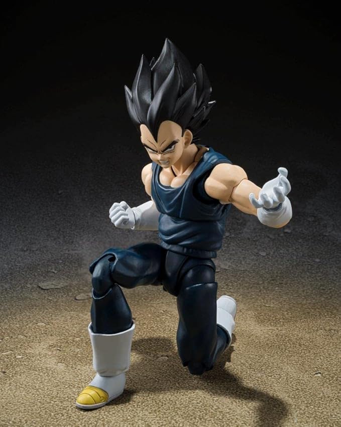 TAMASHII NATIONS - Dragon Ball Super: Super Hero - Vegeta Super Hero, Bandai Spirits S.H.Figuarts Action Figure