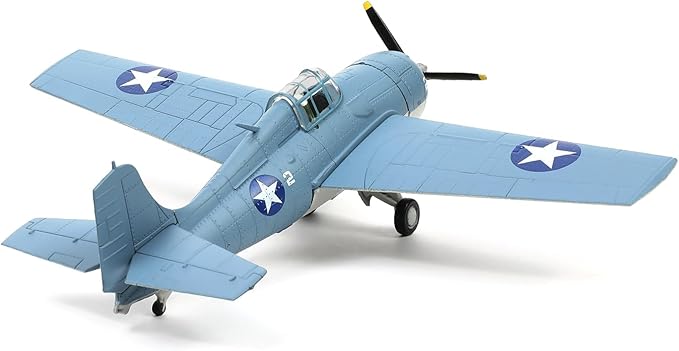 1/72 F4F Wild Cat USA Fighter Model World War II Vintage Warplane Metal Diecast Aircraft Military Display Airplane for Display Collection or Gift