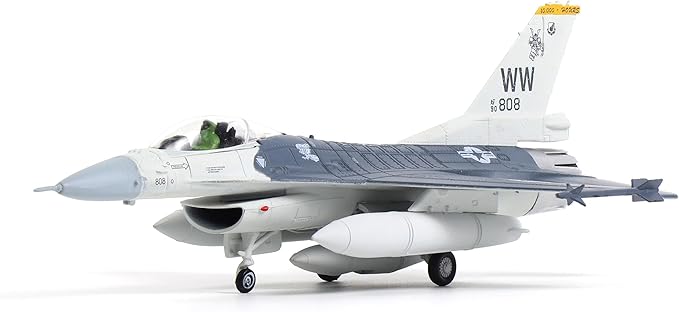 1/100 F-16C Fighting Falcon Fighter Model Metal DieCast Aircraft Jet Kit Fighter Plane Model Military Airplane for Collection and Gift(Misawa AFB 35th)