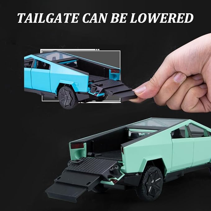 1/32 Diecast Pickup Car Model Alloy Toy Car with Sound Light and Pull Back, Toy Trucks for Boys Pickup Truck Toy Metal Model Trucks for Kids Gift Truck Enthusiasts Collection