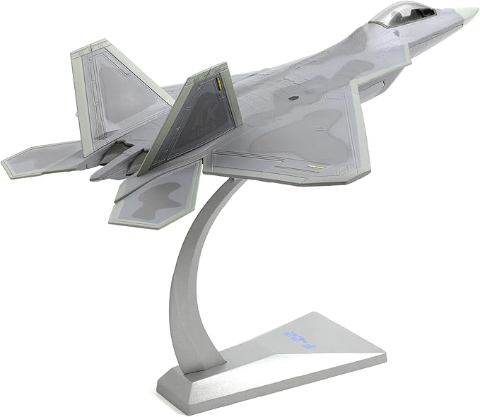 USA F-22 Raptor Fighter Attack Pre-Build Model 1:72 Aircraft Alloy Diecast Airplane Military Display Model Aircraft for Collection or Gift (AK 093)