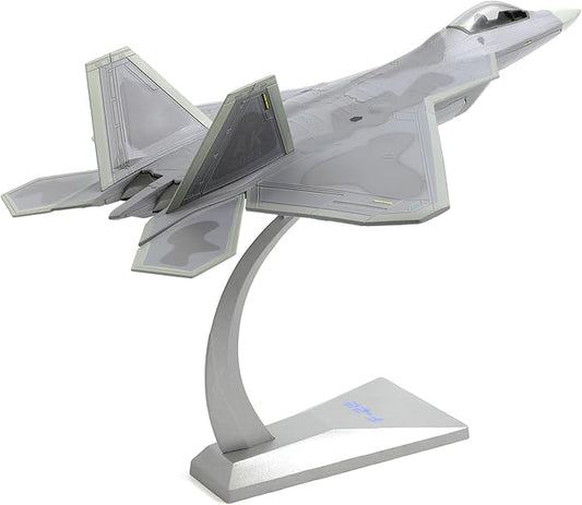USA F-22 Raptor Fighter Attack Pre-Build Model 1:72 Aircraft Alloy Diecast Airplane Military Display Model Aircraft for Collection or Gift (AK 093)