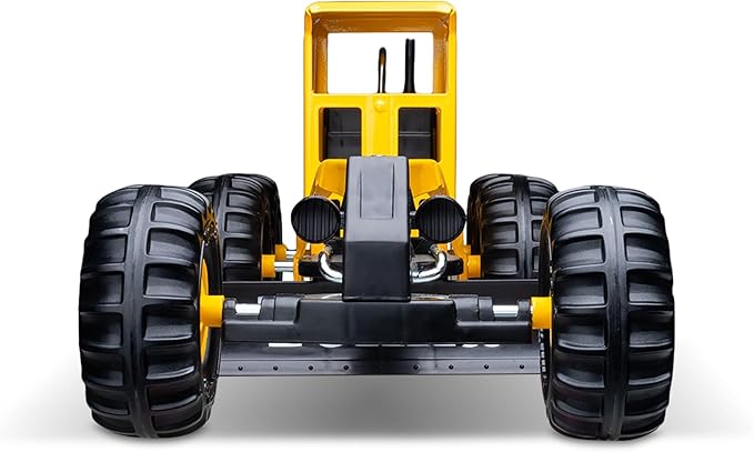 Tonka Steel Classics Road Grader - Made with Steel & Sturdy Plastic, Yellow Toy Construction Truck, Boys and Girls, Kids, Toddlers, Ages 3+