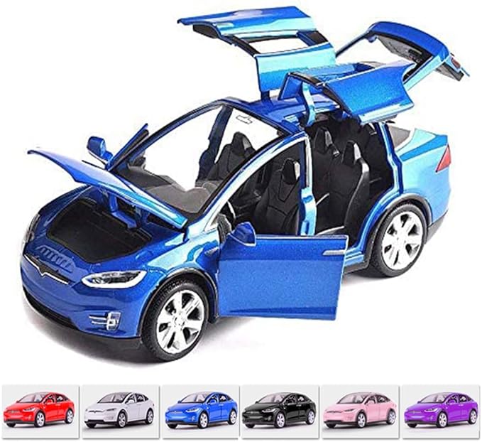 1:32 Scale Car Model X90 Alloy 1/32 Diecast Model Car w/Sound & Light Pull Back Model Mini Vehicles Toys for Kids Gift Lovers Collection