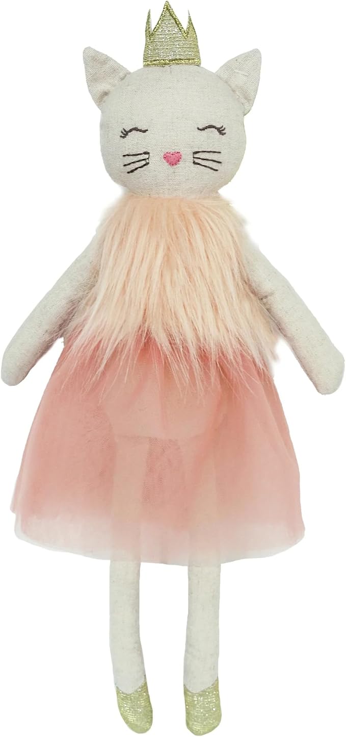 MON AMI Chloe The Kitty Princess Stuffed Doll – 15”, Cat Stuffed Toy, Soft & Cuddly, Use as Toy or Nursery Room Decor, Great Gift for Kids of All Ages