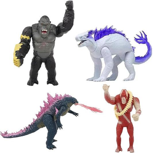 4-Pack 8" Tall Collectible Toys - Movie Monster Series Action Figures Toys Set