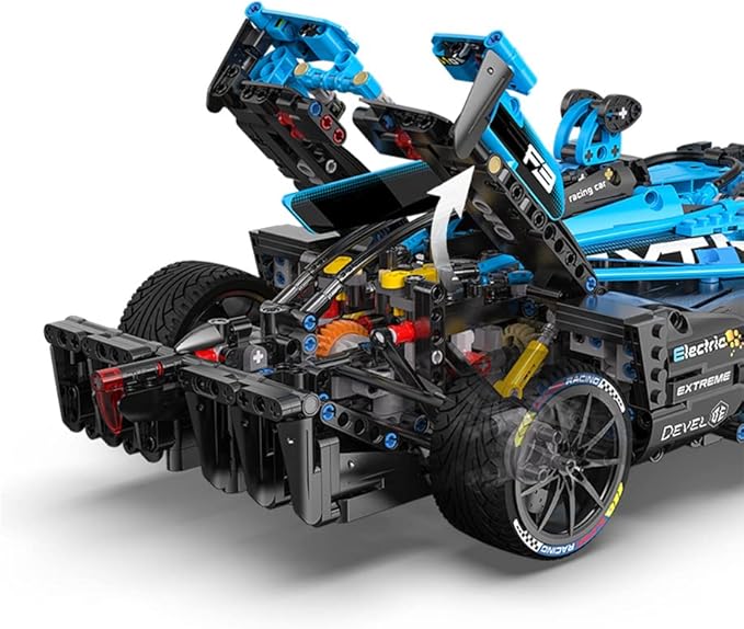 NEWRICE Formula 1 Racing Car Building Set, MOC 1:8 Scale Model Building Blocks Toys,for for 12+ Years Kids Adults(1667 Pieces)