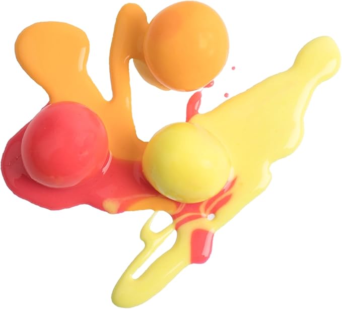 Goblies - Throwable Paintballs. Washable, Nontoxic, Plant-Based Toy for Outdoor Fun Games for Kids 6+. Pack of 3 (120 Count, Red/Orange/Yellow)