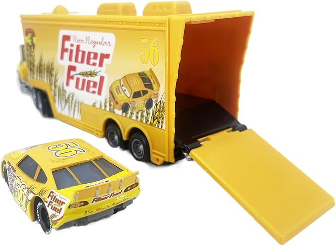 Portable Mini Toy Car and Truck Set 1:55 Diecast Model Metal Body Racers for Preschool Kids Ages 3+ Years (56)