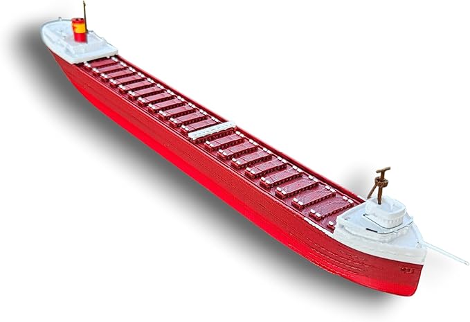 12" Prebuilt Display Model Ship (Floating SS Edmund Fitzgerald 1ft Model)
