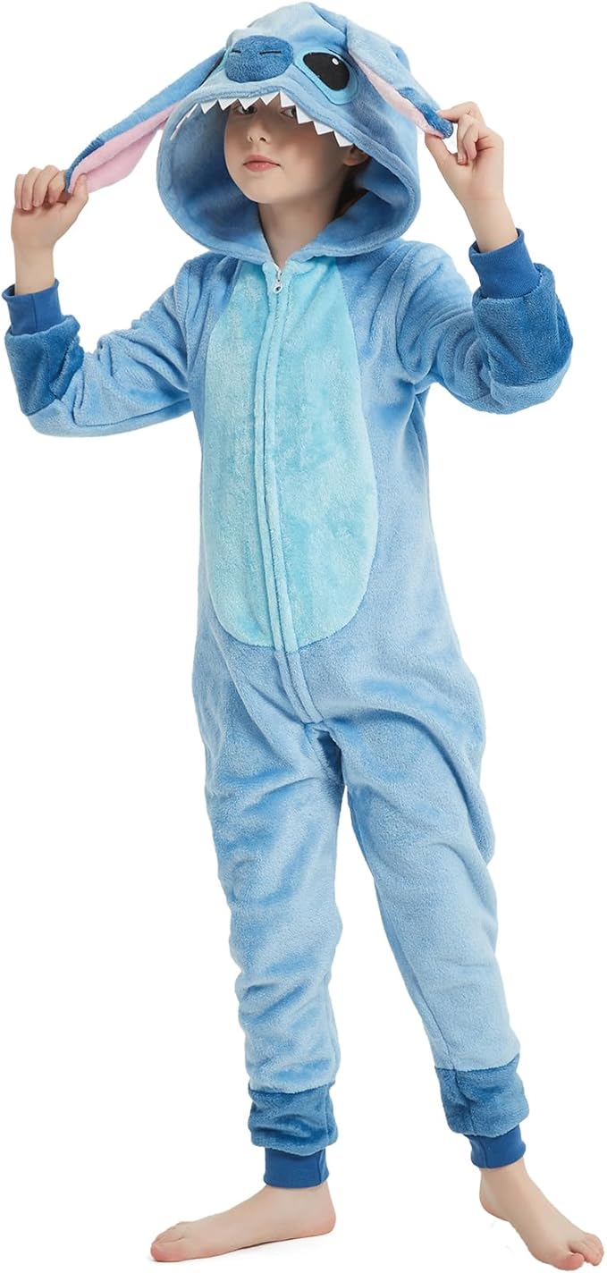 SWEETXIN Unise Kids Jumpsuit Cosplay Onesie One Piece Suit for Girls Boys Halloween Character Costume Dress Up Party