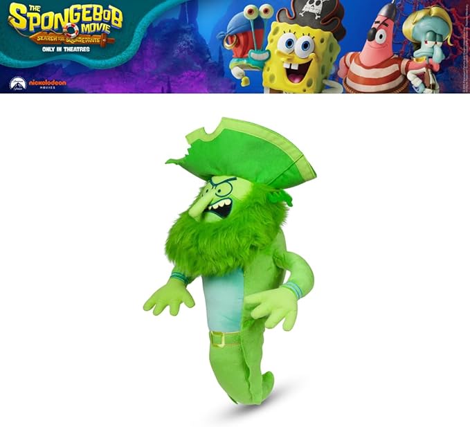 Spongebob Squarepants The Flying Dutchman Kids Plush Cuddle Pillow, Glow in The Dark, Super Soft & Cozy, (Officially Licensed Product) by Franco