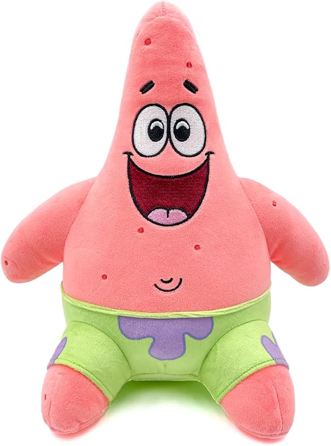 Youtooz Patrick Sit Plush 9" Inch Collectible, Official Licensed Soft Patrick Starfish Sit Plushie from Spongebob Squarepants by Youtooz Plush Collection