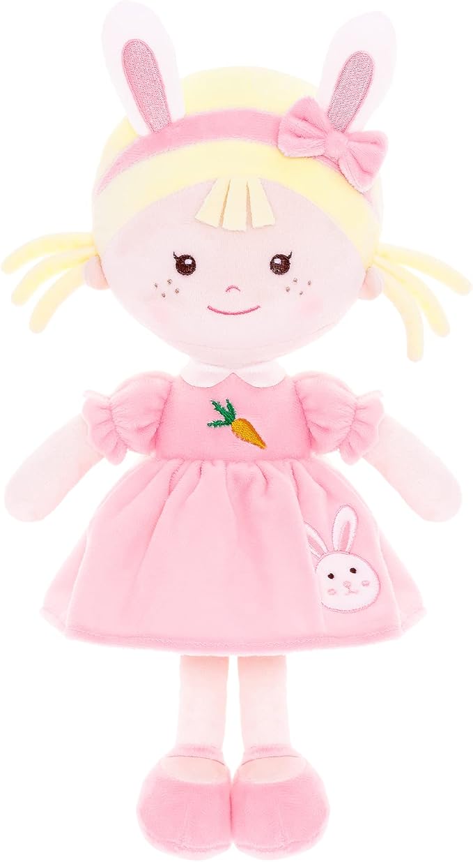 Onetoo Bunny Costume Baby Doll - Soft, Pink Rabbit Doll
