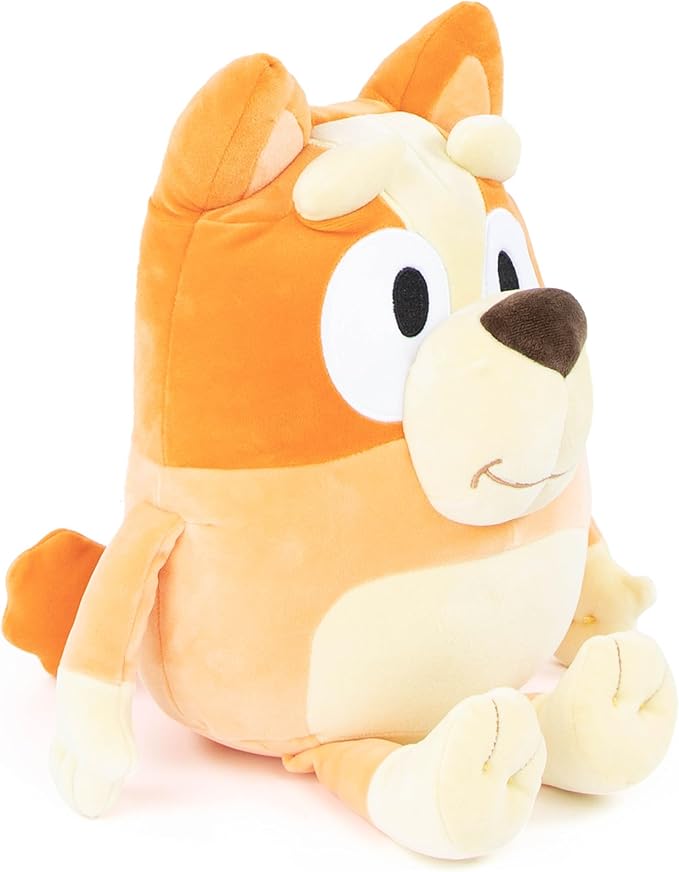 Jay Franco Bluey Bingo Plush Pillow Buddy - Super Stuffed Soft Character Pillow - Polyester Microfiber (16 Inches)