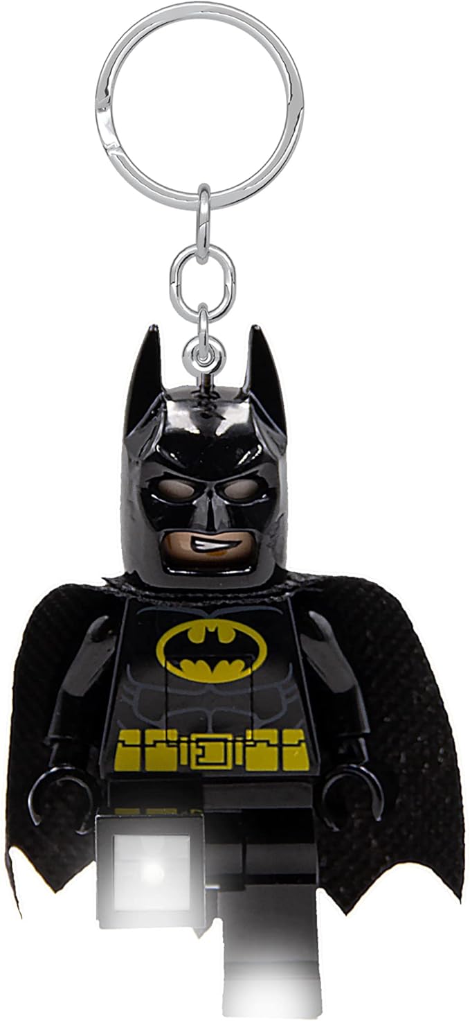 LEGO DC Super Heroes Large 3 Inch Tall Figure Keychain Light - Batman (KE26H)