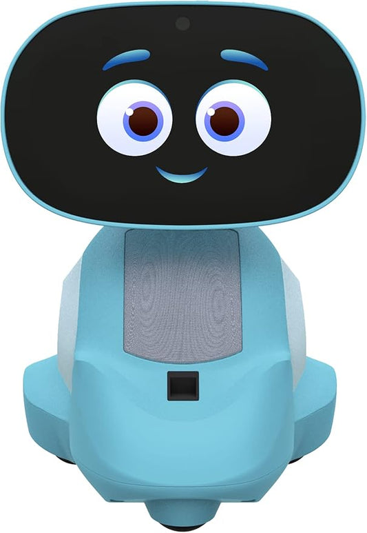 Miko 3: AI-Powered Smart Robot for Kids | STEAM Learning & Educational | Interactive Robot with Learning apps & Unlimited Games | Birthday Gift for Girls & Boys Aged 5-12| Blue.