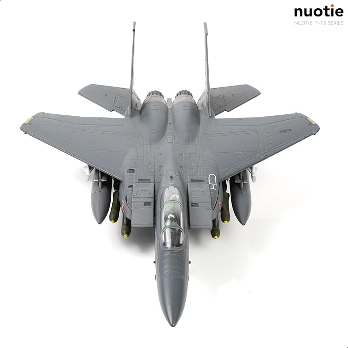 Classic American Eagle F-15E Twin-Engine Fighter Pre-Build Model Kits 1:100 Aircraft Alloy Diecast Airplane Military Display Model Aircraft for Collection or Gift