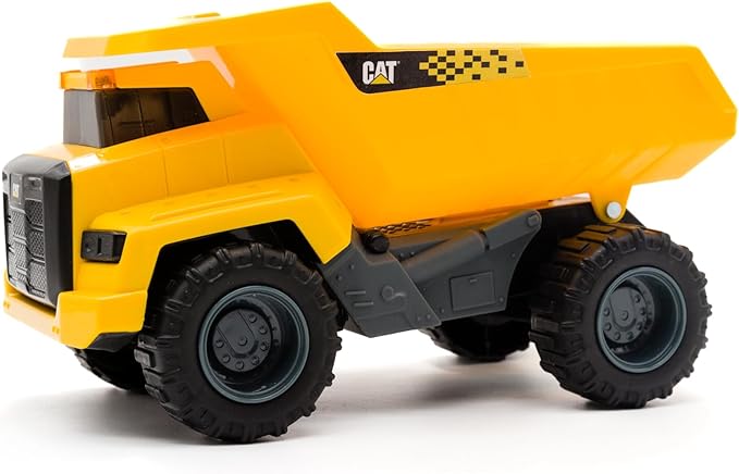 CAT Construction Toys, Power Haulers 2.0 Dump Truck, Realistic Lights and Sounds, Motion Drive Technology, Working Features, & Realistic Construction Experience.