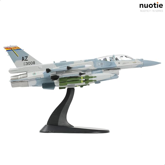 1/72 F-16F Block 60 Fighter Model United Arab Emirates Painting Pre-Built Jet Fighter Aircraft Model Alloy Metal Diecast Plane with Display Stand Collection Gift for Adult