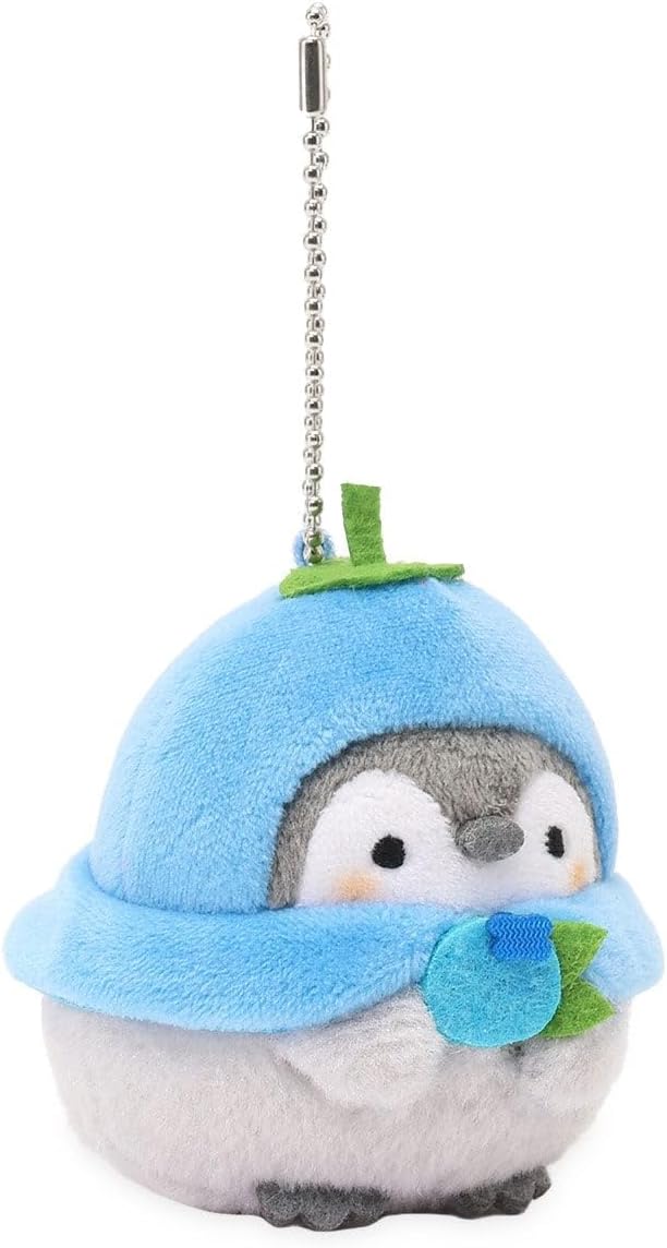 Mini Plush – 3" Penguin Collectible with Blueberry Hat – Officially Licensed Soft Bag Charm