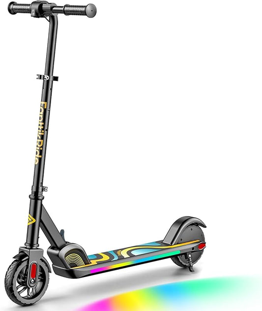 FanttikRide C9 Pro Electric Scooter for Kids 8-12, Adjustable Handlebar Height for Riders 3.9-5.2 ft, 132 lbs, Up to 40 min Continuous Time, 5 Miles Range, 3 Speed Mode 5/8/10 MPH