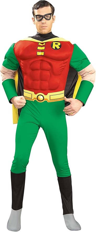Rubies DC Teen Titans: Robin Costume for Adults, Men's Large
